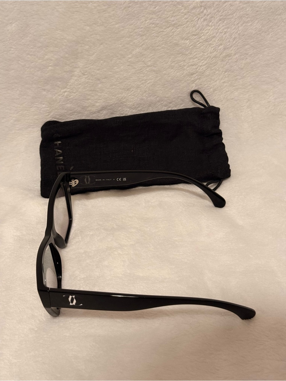 Chanel 3474S (C501) Black Cat-Eye Eyeglasses - Picture 12 of 15